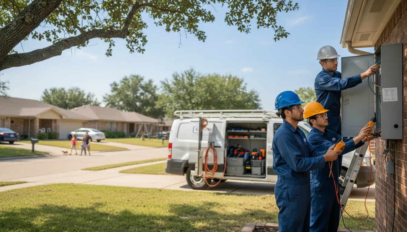 Certified electrician providing emergency electrical services in Burdick, KS
